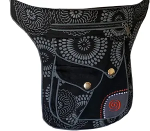 Unique design multipurpose Fanny Pack Hippie Bag Hip Bag Waist Pack Bag Festival Bag Travel waist pack / 100% cotton| FAIR TRADE | Handmade with Love
