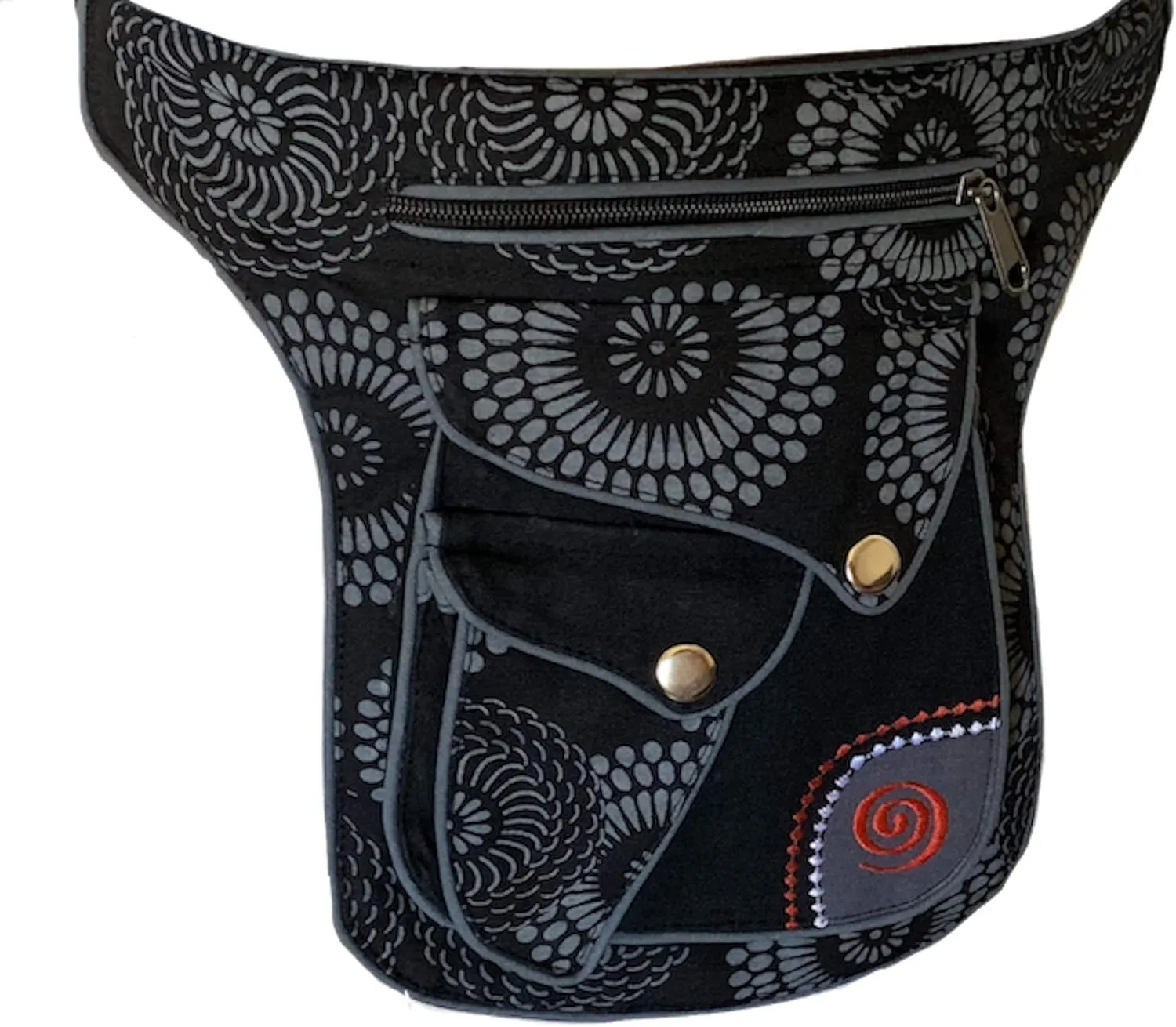 Unique design multipurpose Fanny Pack Hippie Bag Hip Bag Waist Pack Bag Festival Bag Travel waist pack / 100% cotton| FAIR TRADE | Handmade with Love