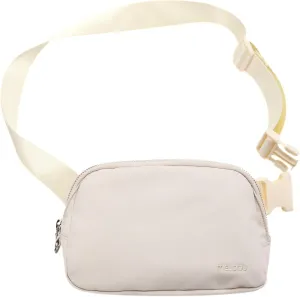 Unisex Small Crossbody Belt Bag for Ladies Women, Everywhere Fanny Pack with Anti Theft for Traveling Hiking Running Workout, Waist Pack Pouch with Adjustable Strap - beige