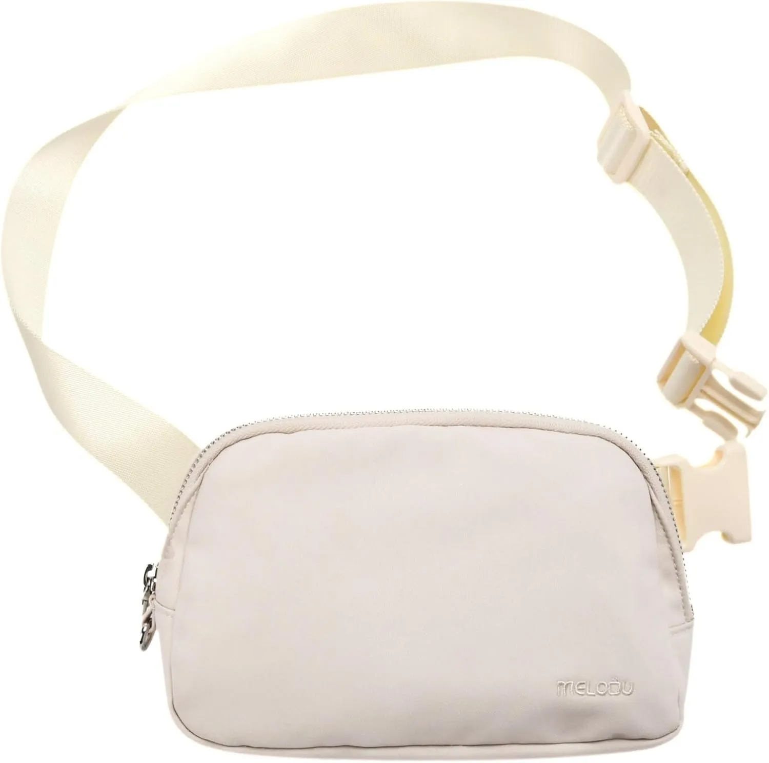 Unisex Small Crossbody Belt Bag for Ladies Women, Everywhere Fanny Pack with Anti Theft for Traveling Hiking Running Workout, Waist Pack Pouch with Adjustable Strap - beige