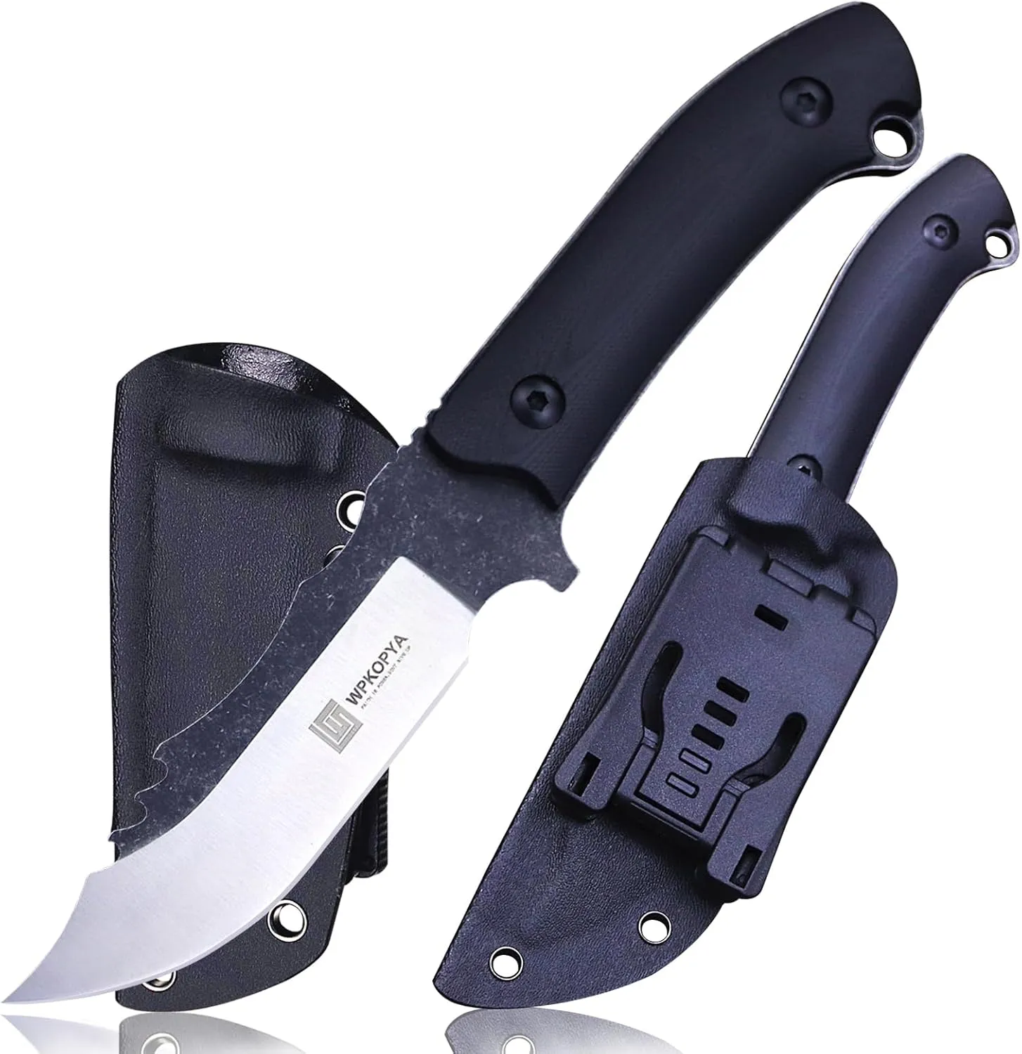 USA hunting knife（Full Tang）  K sheath, Outdoor slicing, boning, peeling， Suitable for Outdoor Hiking, Fishing, Jungle Camping, Hunting, EDC, Gift for Both Men and Women