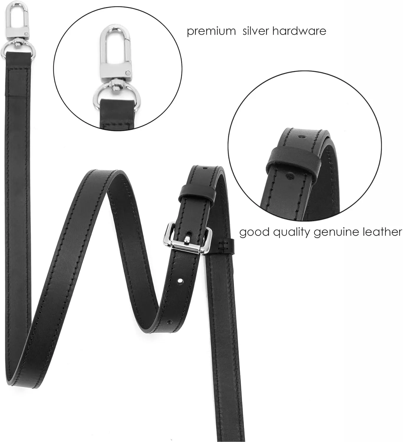 Vachetta Leather Cross Body Strap Medium Size Strap DIY Strap for Speedy 25 30 35 Shoulder Bag