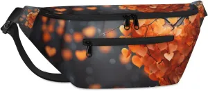 Vague Scenery Sling Bag Crossbody Backpack Chest Daypack for Women Sport Travel Hiking Casual Bag Multipurpose Waist Pack With Zipper Closure Adjustable Strap Shoulder Bag