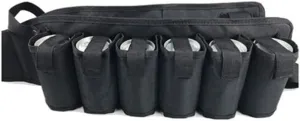 VANZACK 12 Beer Beer Waist Belt Beer Snorkel Beer Containing Belt Hiking Belt Bag Beer Holder Insert Organizer Beer Holding Belt Beer Can Holder Storage Packing Bag