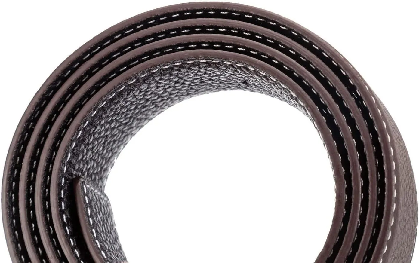 Vatee's Men/Women Reversible Genuine Leather Without Buckle Replacemen Belt Strap 1.34"/1.5" Wide