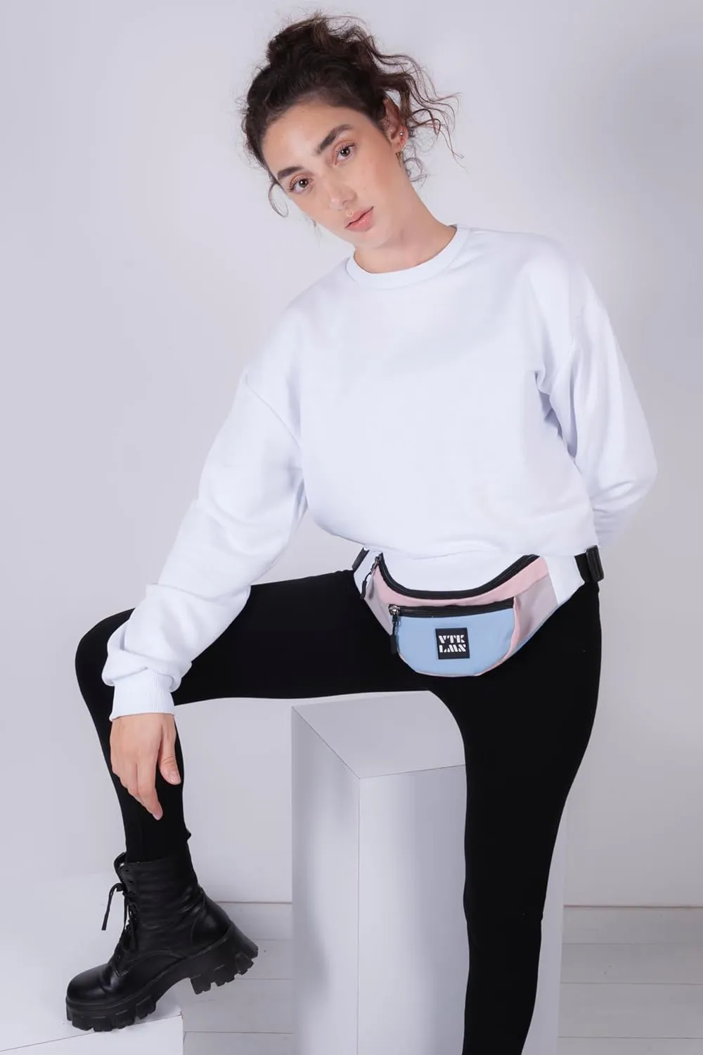 Vatkalimon Waterproof Belt Bag - Small Crossbody Bag with Adjustable Strap Belt Bag for Women, Unisex Crossbody Bag Colourful Fanny Packs
