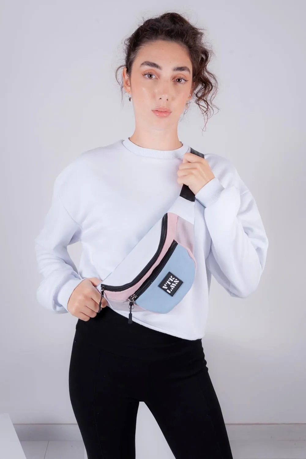 Vatkalimon Waterproof Belt Bag - Small Crossbody Bag with Adjustable Strap Belt Bag for Women, Unisex Crossbody Bag Colourful Fanny Packs