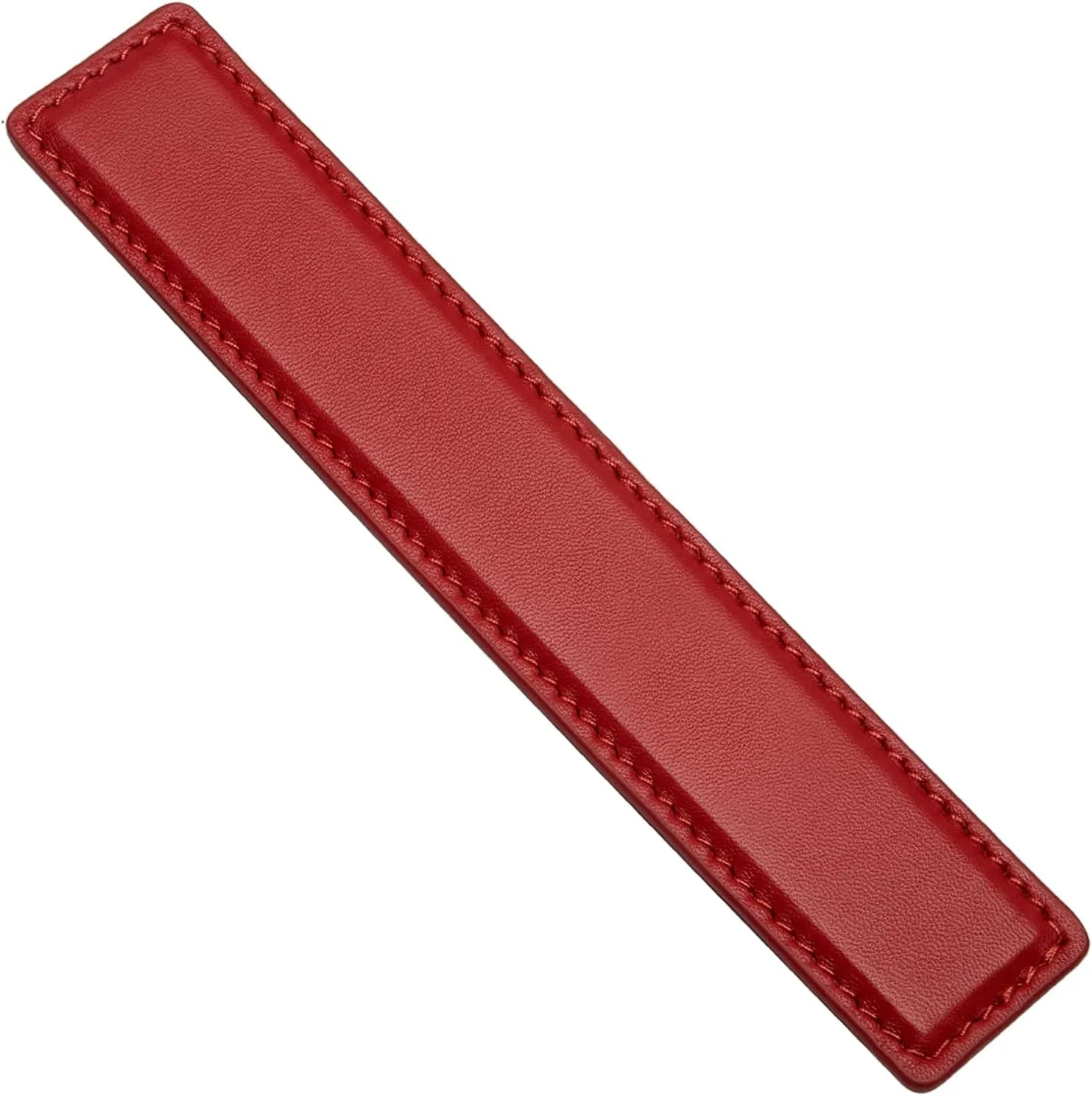 Vegan Leather Bag Base Shaper Fit for WOC Handbag, Vachetta Lambskin Bag Bottom Shaper Support Pad Compatible with Chanel Purse - Red, 7.1 x 1.26 Inch