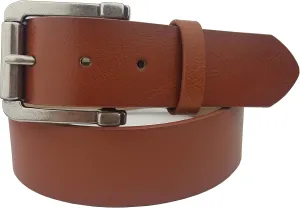 Vegan Plain Belt with Matte Silver Buckle