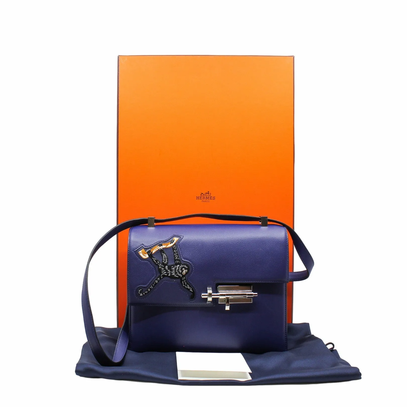 verrou 21 singe allegretto swift brode navy phw Y stamp