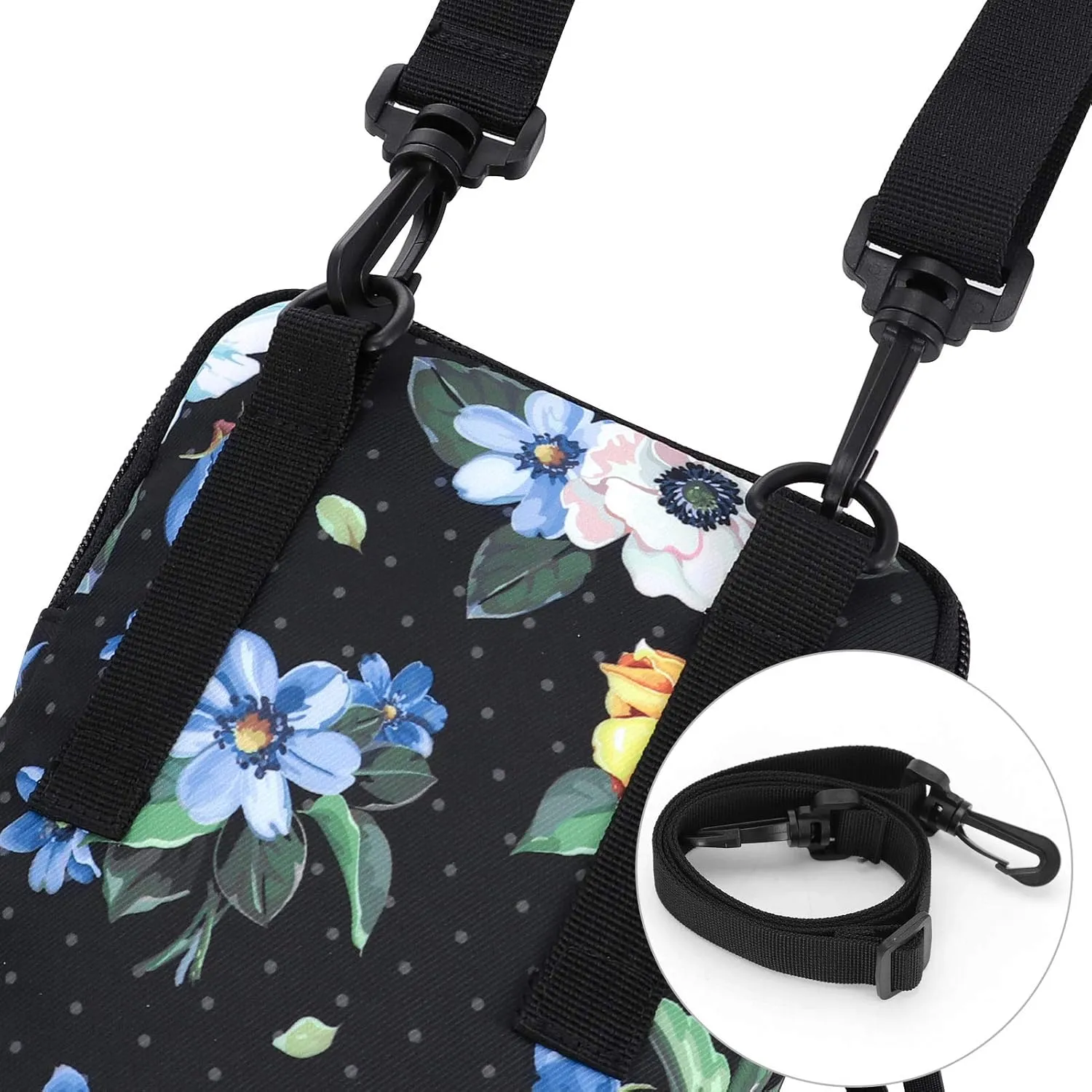 Waist Belt Bag for Women and Men Cross Body Cell Phone Purse Adjustable Shoulder Strap Travel Hip Pouch Multifunctional Fashion Fanny Packs Water Repellent, Hawaii Flower