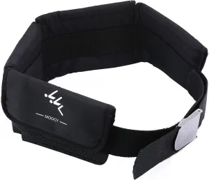 Waist Scub-a Weight Belt, Adjustable Scub-a Weight Belt with 4 Neoprene Pocket, Durable Dive Weight Belt for Fre-e Diving with Stainless Steel Buckle and Adjustable Webbing(Black)
