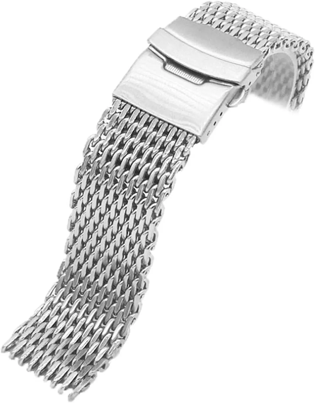 Watch Strap Quick Release 18/20/22/24Mm Replacement Stainless Steel Strap Suitable for Watch Accessories /18Mm/Silver