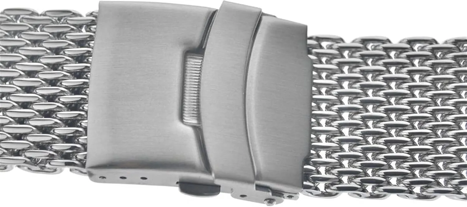 Watch Strap Quick Release 18/20/22/24Mm Replacement Stainless Steel Strap Suitable for Watch Accessories /18Mm/Silver