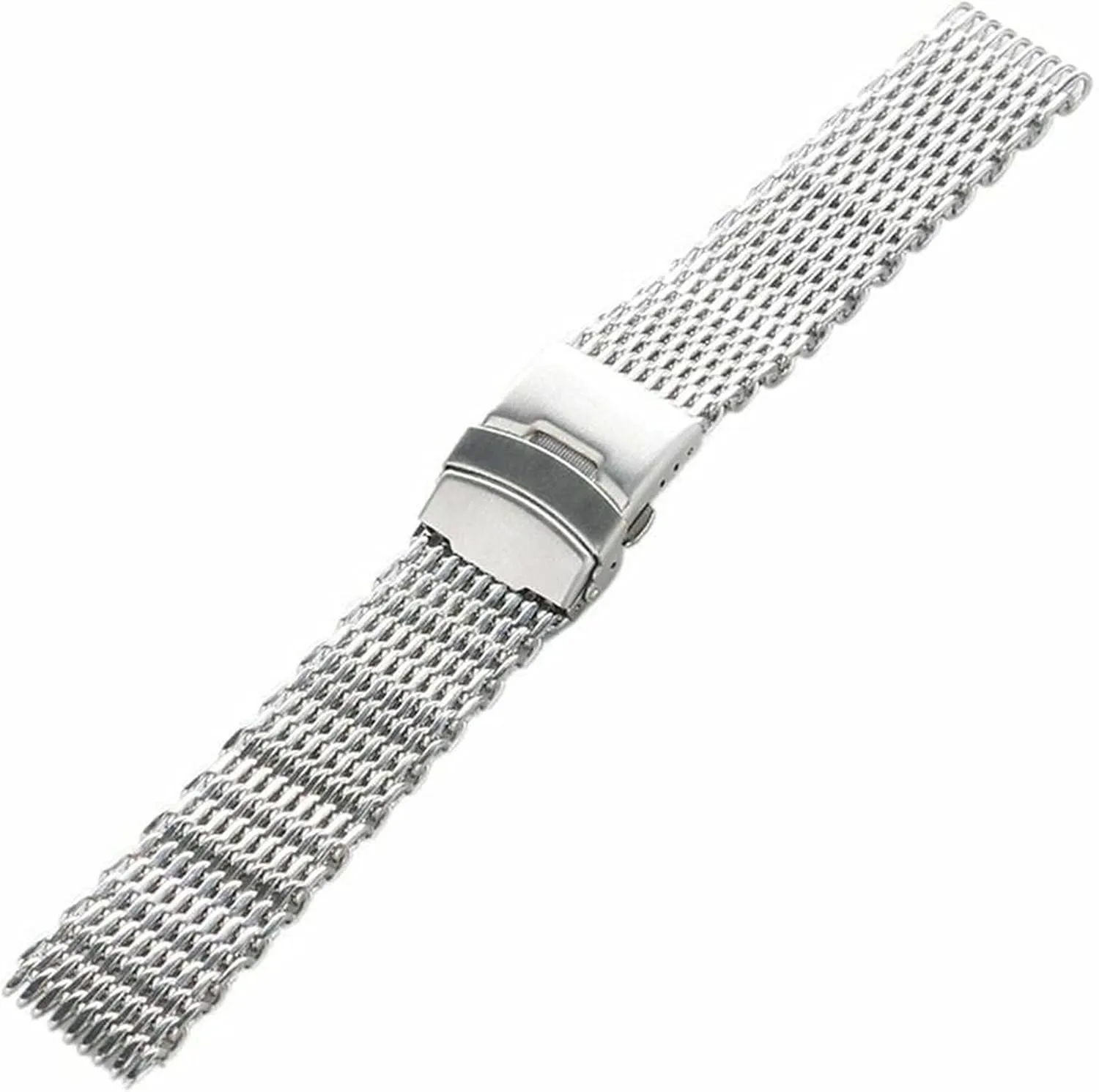 Watch Strap Quick Release 18/20/22/24Mm Replacement Stainless Steel Strap Suitable for Watch Accessories /18Mm/Silver