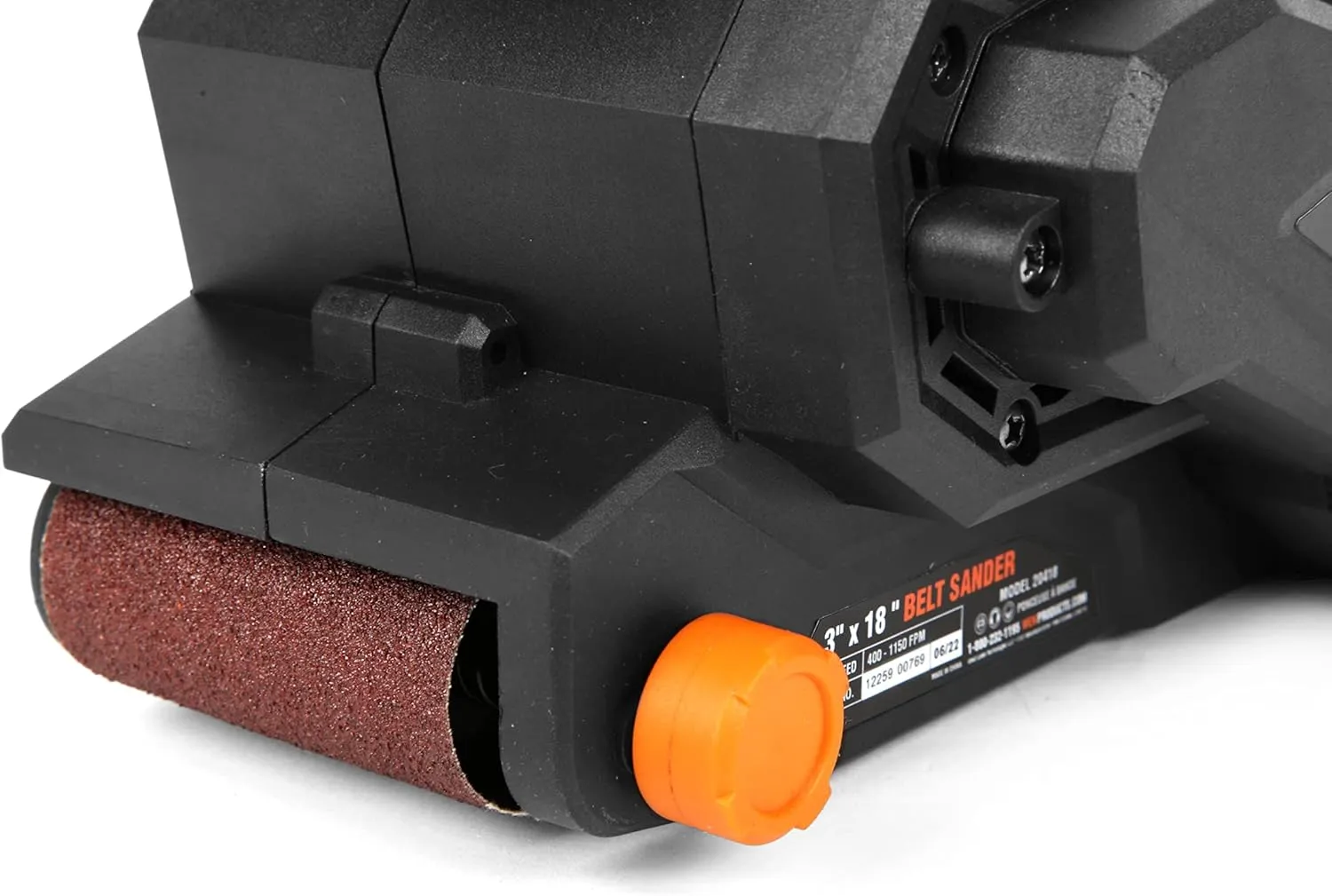 WEN 20418 20V Max Cordless Belt Sander, Variable Speed, Handheld and Portable with 4.0Ah Battery and Charger