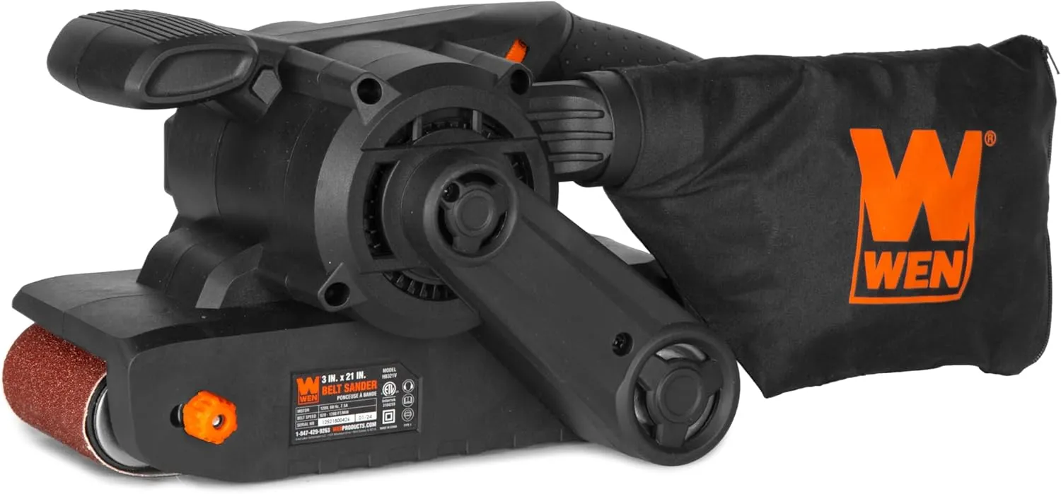 WEN 7.5-Amp 3-by-21-Inch Variable Speed Handheld Portable Belt Sander (HB321V)