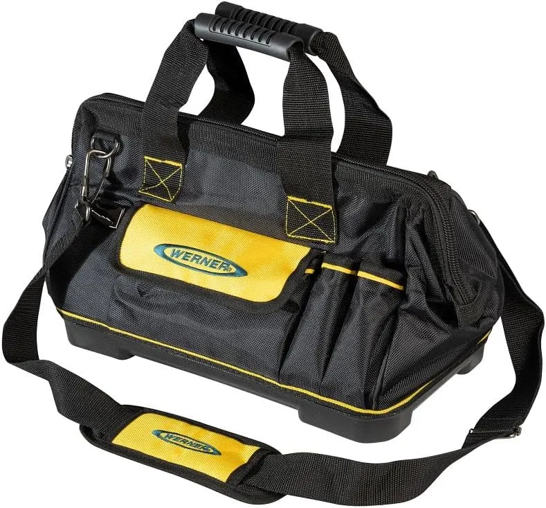Werner ACBAG15 - Lock-in Ladder Top Tool Bag for Fiberglass Step Ladders