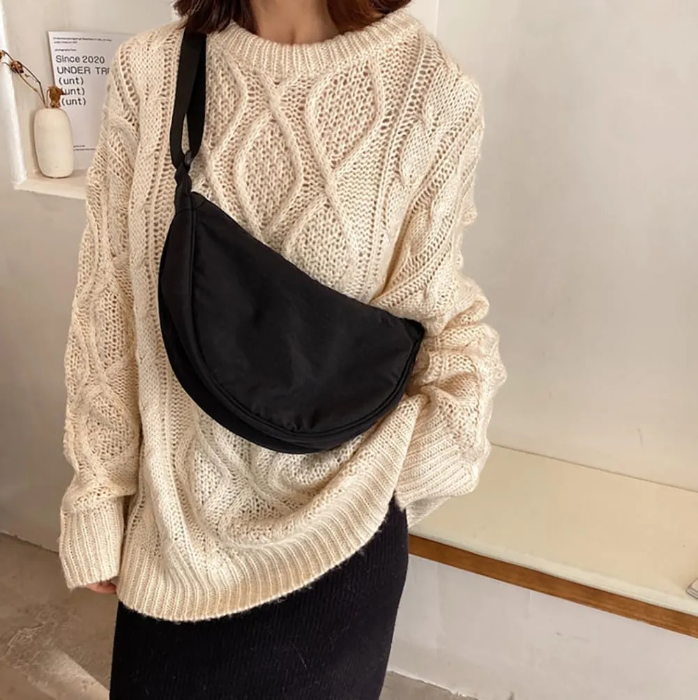 Women Casual Crescent Crossbody Hobo Bag Should Bag Sling Hobo Bag with Adjustable Strap