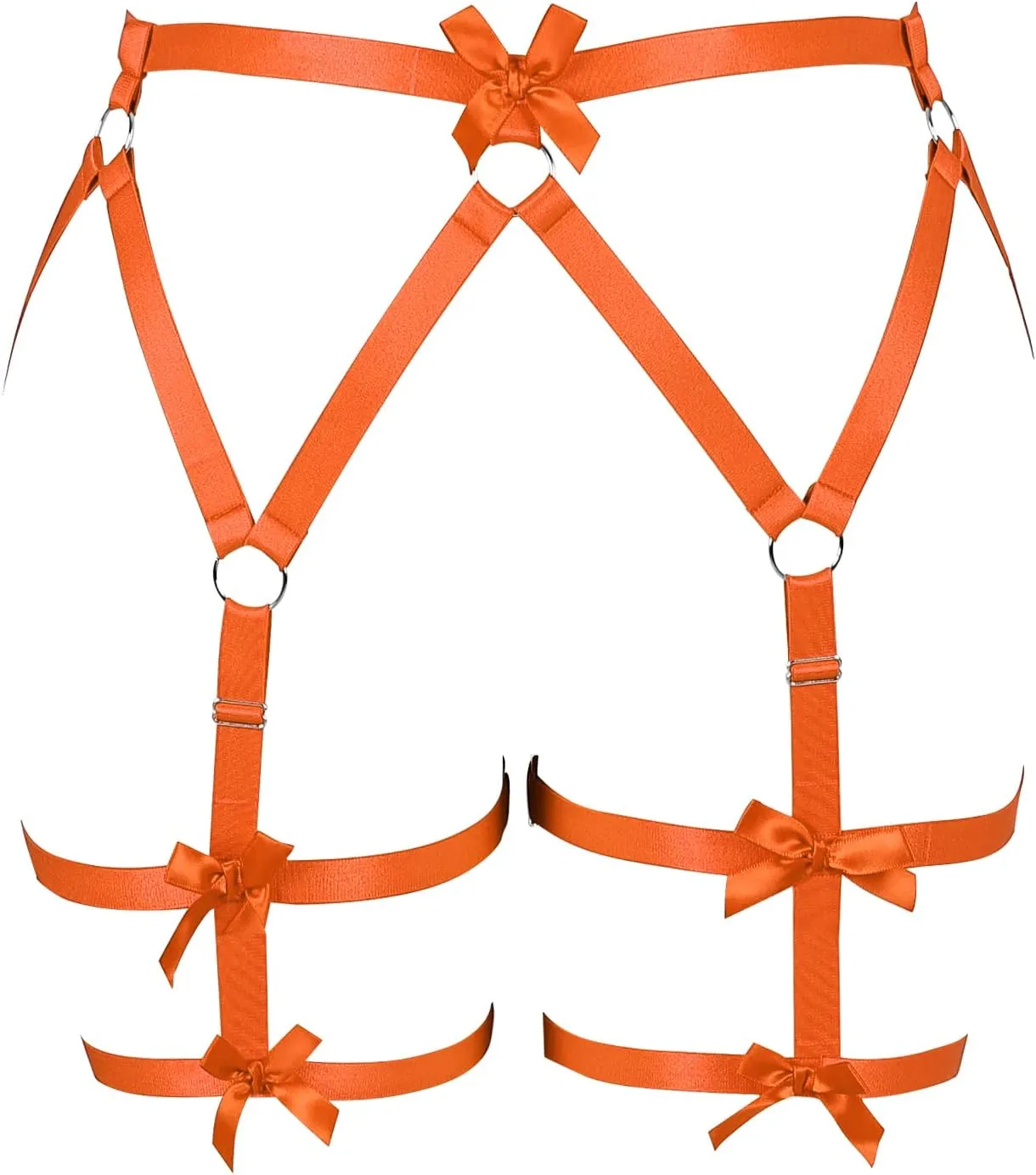 Women's Body Harness Belt Legs Plus Size Fashion Garter Belt Waist Cage Goth Punk Carnival Christmas Thigh Dance Garter Belt