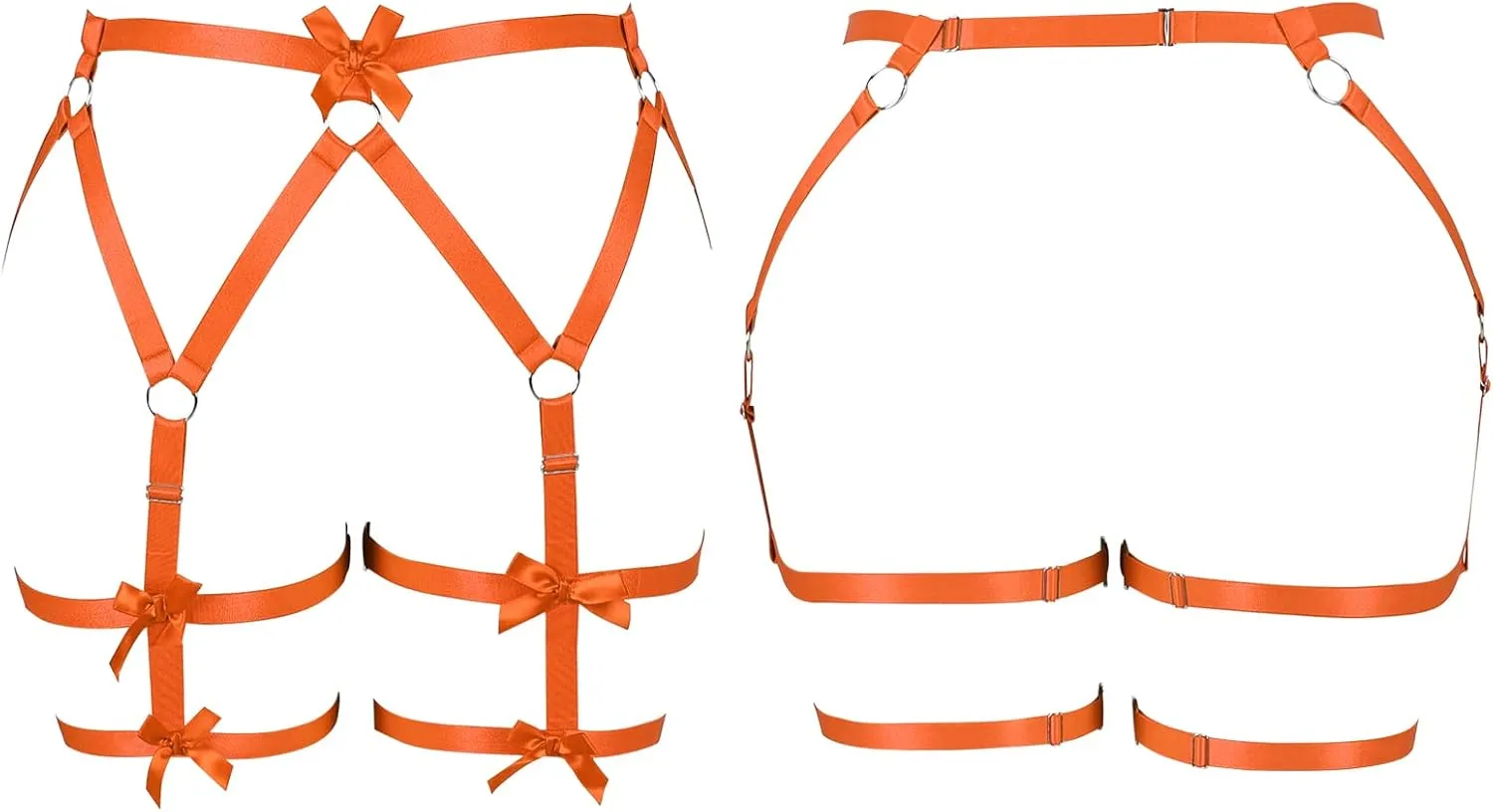 Women's Body Harness Belt Legs Plus Size Fashion Garter Belt Waist Cage Goth Punk Carnival Christmas Thigh Dance Garter Belt
