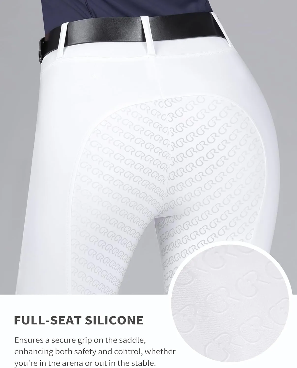 Women's Full Seat Riding Tights Horse Riding Pants Schooling Tights Equestrian Breeches Horseback Riding Pants