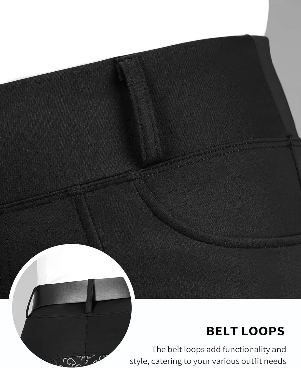 Women's Full Seat Riding Tights Horse Riding Pants Schooling Tights Equestrian Breeches Horseback Riding Pants