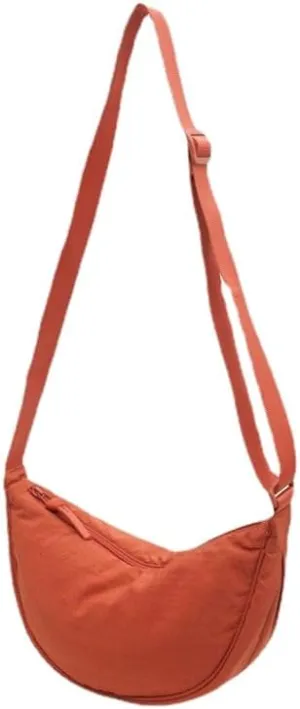 Women's Half-moon Small Suspender Cross-body Bag Half-moon Shoulder Bag Grunge Bag