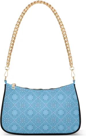 Women's Shoulder Handbags Chain Shoulder Brace for Women Bag Plaid Print Ladies Vacation Handbags Tote Purse,Multi1