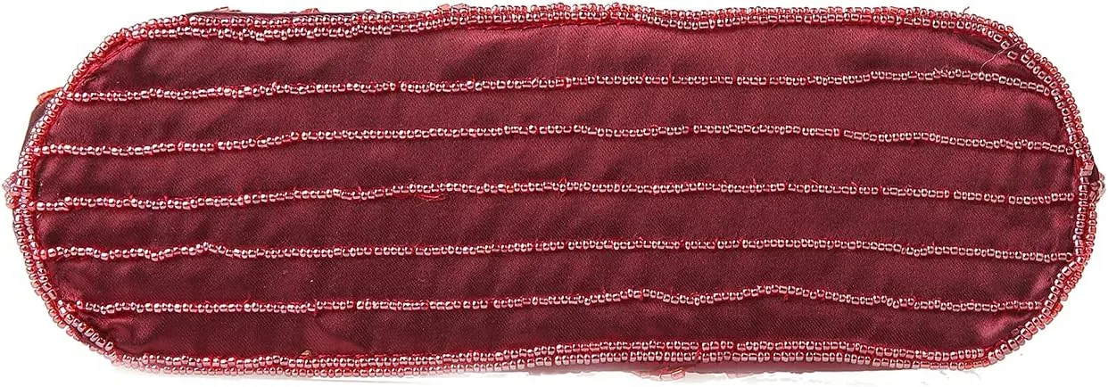 Womens Vintage Floral Beaded Rhinestone Embroidery Clutch Sequin Crossbody Bag Evening Handbag for Bridal Wedding Party Prom