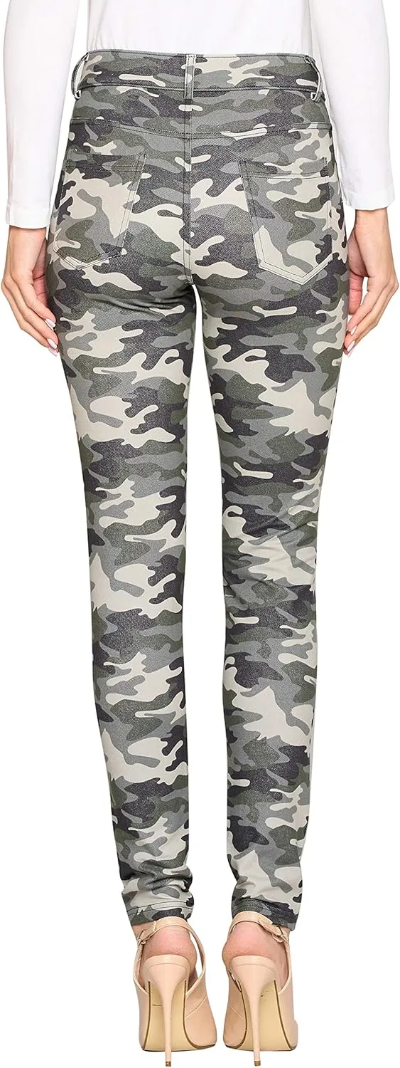 YELETE Women's Basic Five Pocket Stretch Jegging Tights Pants